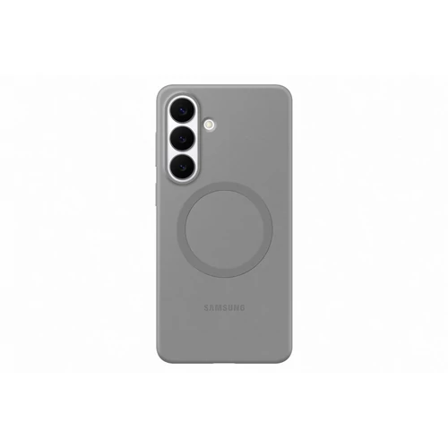 Samsung s26+ silicone magnet case, gray