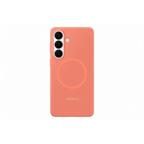 Samsung s26+ silicone magnet case, coralred