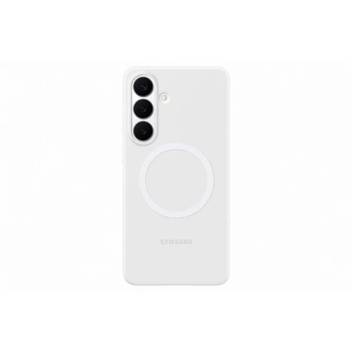 Samsung s26+ silicone magnet case, white