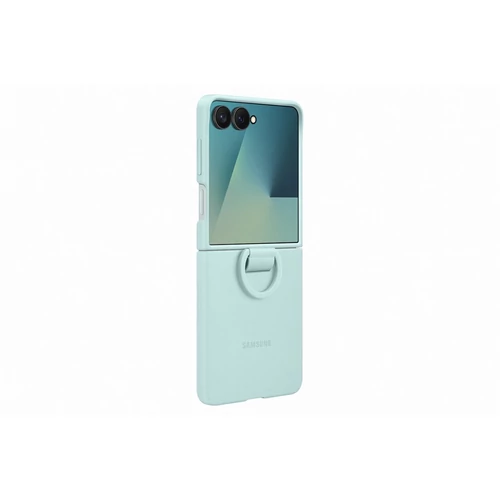 Samsung flip7 ring case (silicone), light cyan