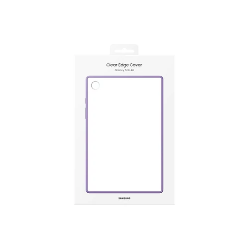 Samsung tab a8 clear edge cover, lavender