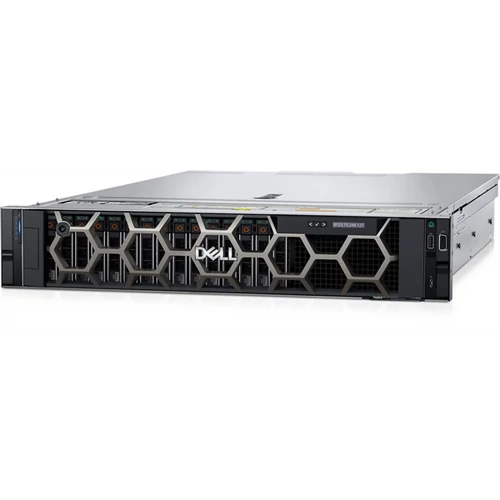 DELL ISG szerver - PE R550 rack (8x3.5"), 1x12C S4310 2.1GHz, 2x16GB, 1x480GB RI SSD; H755, iD9 En., 2x1100W. Dell