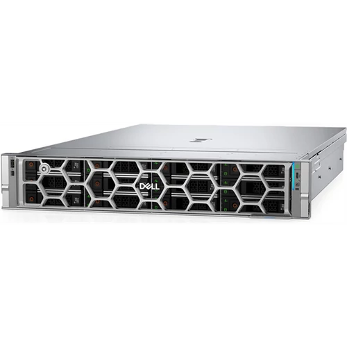 DELL ISG szerver - PE R570 rack (8x2.5"), 8C 6507P 3.5GHz, 1x32GB, 1x960GB RI SSD; H965i, iD10 En., 2x1100W. Dell