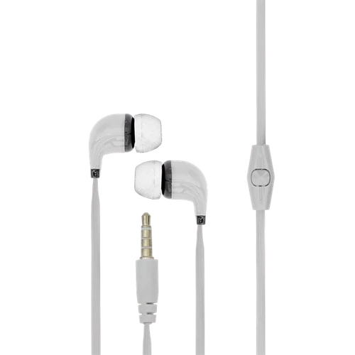 SBOX Füllhallgató, EARPHONES + MICROPHONE, White SBOX