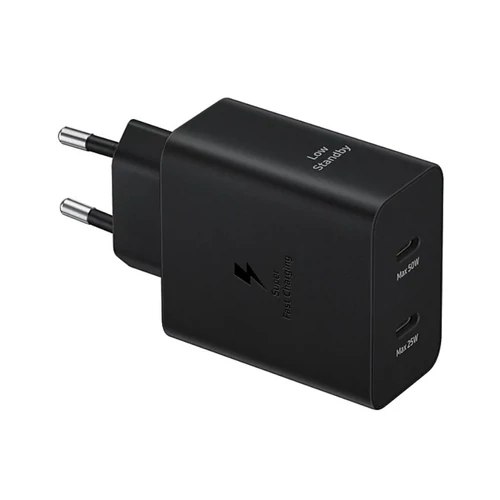 Samsung 50w power adapter duo, black