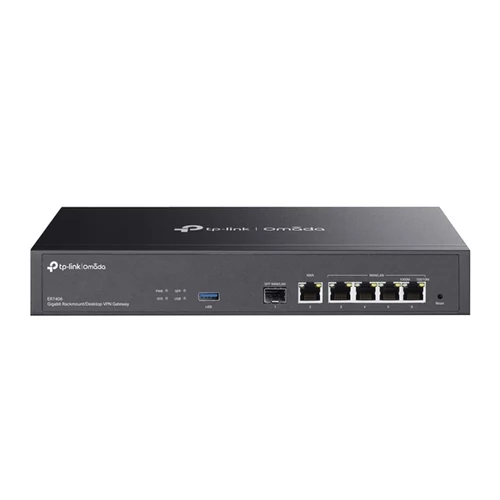 TP-LINK Vezetékes VPN Router 1xWAN(1000Mbps)+ 4xWAN / LAN(1000Mbps) + 1xSFP + 1xUSB, ER7406 TP-Link