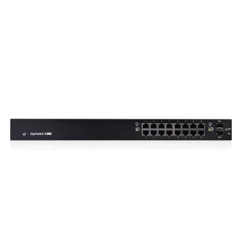 UBiQUiTi EdgeSwitch 16x1000Mbps (POE + ) + 2x1000Mbps SFP, Menedzselhető, Rackes - ES-16-150W Ubiquiti