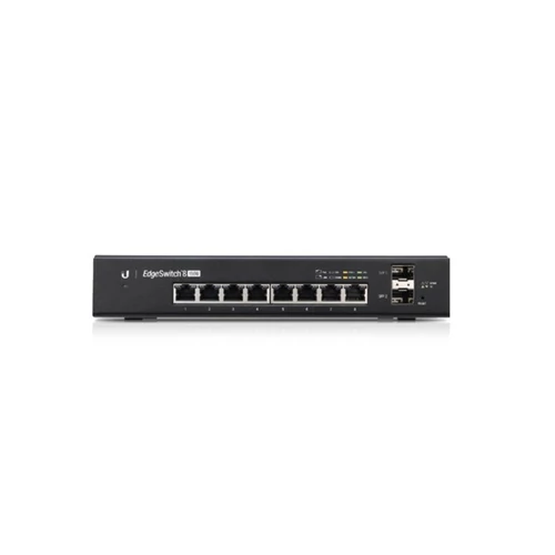 UBiQUiTi EdgeSwitch 8x1000Mbps (POE + ) + 2x1000Mbps SFP, Menedzselhető, Rackes - ES-8-150W