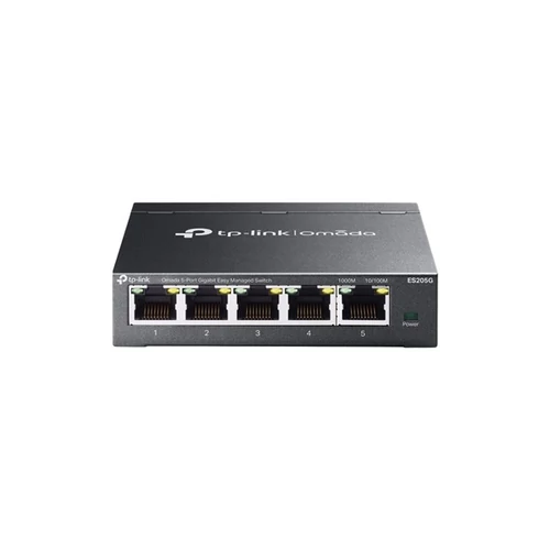 TP-LINK Switch 5x1000Mbps Fémházas Easy Smart (Omada), ES205G TP-Link