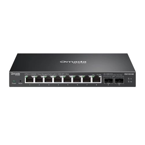 TP-LINK Switch 8x2.5Gbps + 2x10Gbps SFP+ Fémházas Easy Smart (Omada), ES206XPP-M2 TP-Link