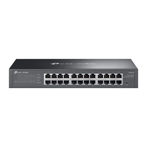 TP-LINK Switch 24x1000Mbps Fémházas Easy Smart (Omada), ES224G TP-Link