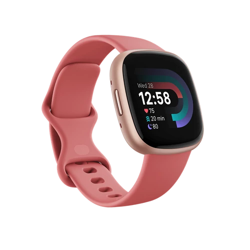 FITBIT Versa 4 okosóra (Pink Sand / Copper Rose Aluminium) FITBIT