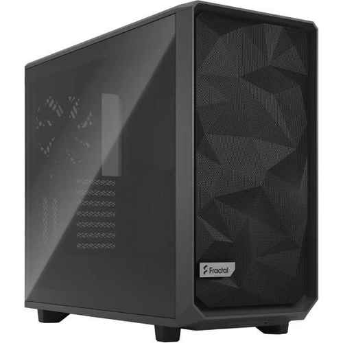 FRACTAL DESIGN Ház Midi ATX Meshify 2 TG Light Tint Tápegység nélkül, Fekete Üvegfalú FRACTAL DESIGN