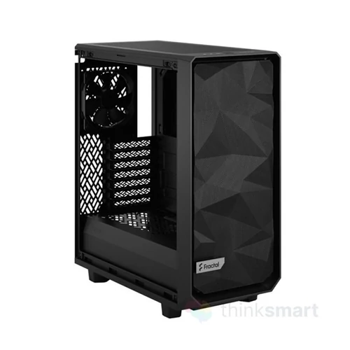 FRACTAL DESIGN Ház Midi ATX Meshify 2 Compact Tápegység nélkül, Fekete Üvegfalú FRACTAL DESIGN