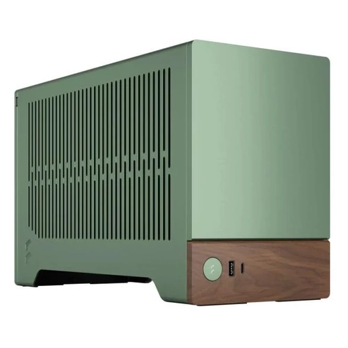 FRACTAL DESIGN Ház mITX Terra (PCI-E 4.0) Tápegység nélkül, Zöld FRACTAL DESIGN