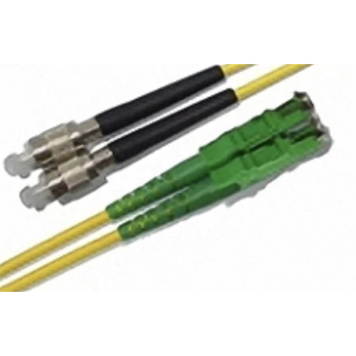 LINKEASY E2000 / APC-FC / UPC SM duplex patch kábel, OS2 G657.A1 fiber, LSOH 10m GIGALIGHT