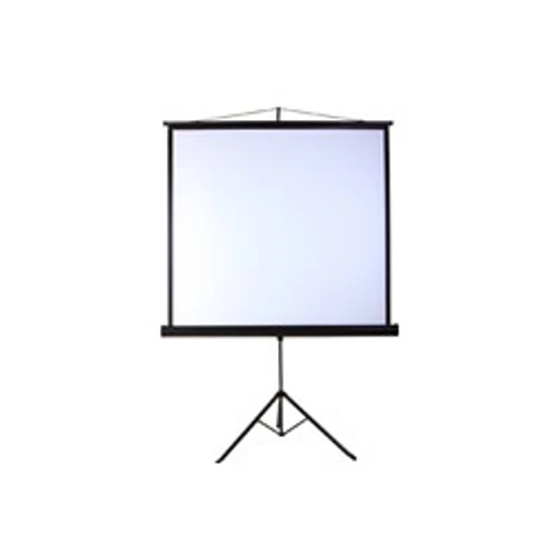 Funscreen Matt White Tripod 200x200cm Format 1:1 Fekete tokkal