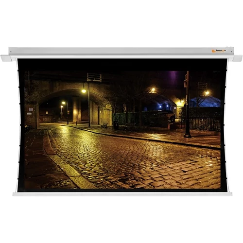 FUNSCREEN 95" (16:10) PREMIUM PLUS motoros Vetítővászon (álmennyezeti, oldalfeszített,Méret: 229x137,Lát.méret: 203x126) Funscreen