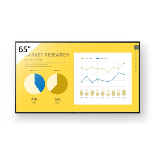 SONY Bravia 16 / 7 FW-65EZ20L 65" professzionális LCD kijelző, Android TV, 3840x2160, 16:9, 350 cd / m2, 3xHDMI / 2xUSB / WIFI Sony