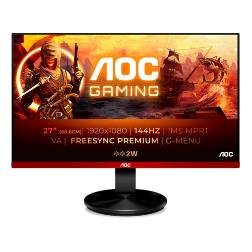 AOC Gaming 144Hz VA monitor 27" G2790VXA, 1920x1080, 16:9, 350cd / m2, 1ms, HDMI / DisplayPort, hangszóró