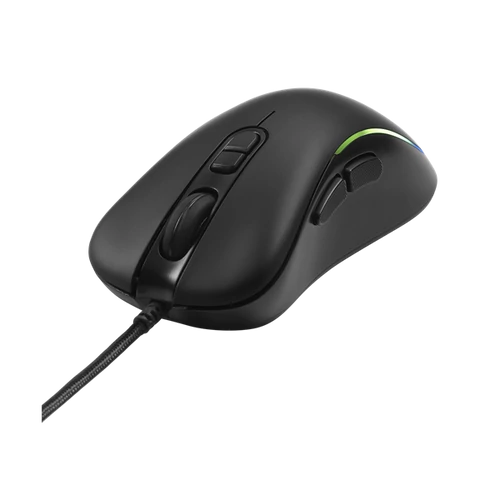 DELTACO GAMING Vezetékes Egér GAM-104, DM120 gaming mouse, RGB, 800-3200 DPI, 125 Hz, RGB LED, USB, black