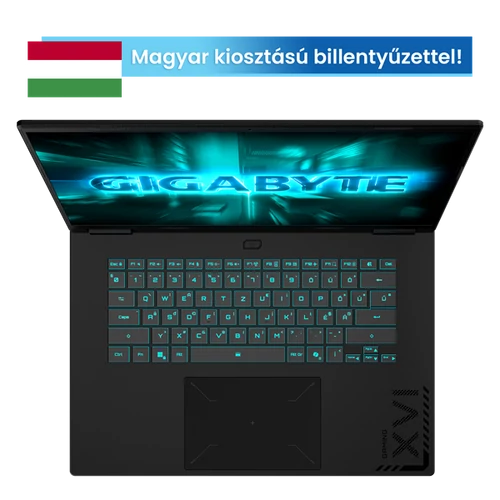 GIGABYTE GAMING A16 3TH 16" WUXGA (165Hz), AMD Ryzen 7 260 (8C / 5.1Ghz), 16GB, 1TB SSD, RTX 5050, Magyar billentyű Gigabyte