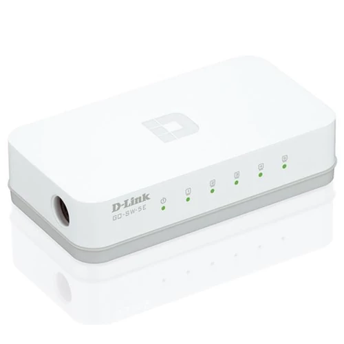 D-LINK Switch 5x100Mbps Műanyagházas Asztali, GO-SW-5E / E