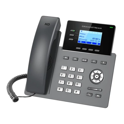 GRANDSTREAM IP Telefon 3 vonalas Carrier-Grade, HD LCD kilejző POE, GRP2603P Grandstream