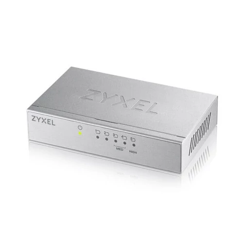 ZYXEL Switch 5x1000Mbps, Fémházas Asztali, GS-105BV5-EU0101F Zyxel