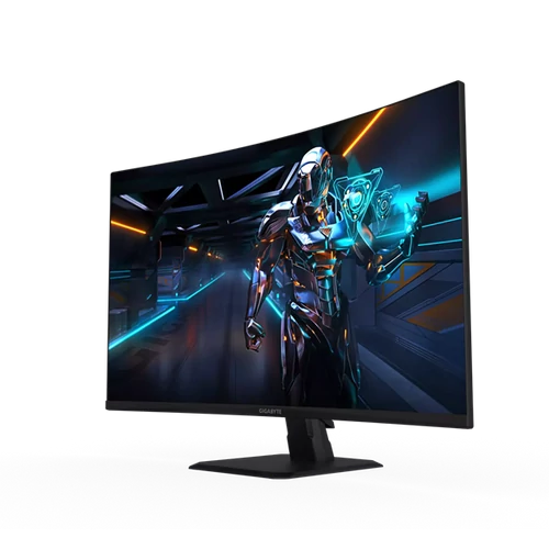 GIGABYTE Ívelt VA LED Monitor 31.5" GS32QCA 2560x1440 2xHDMI / Displayport Gigabyte