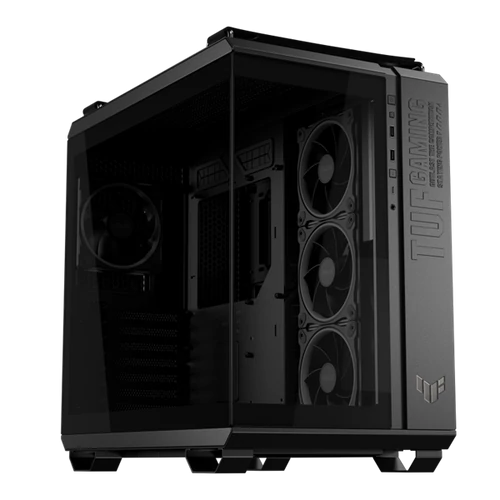 ASUS Ház TUF Gaming GT502, Tápegység nélkül, Fekete, Üvegfalú ASUS PER