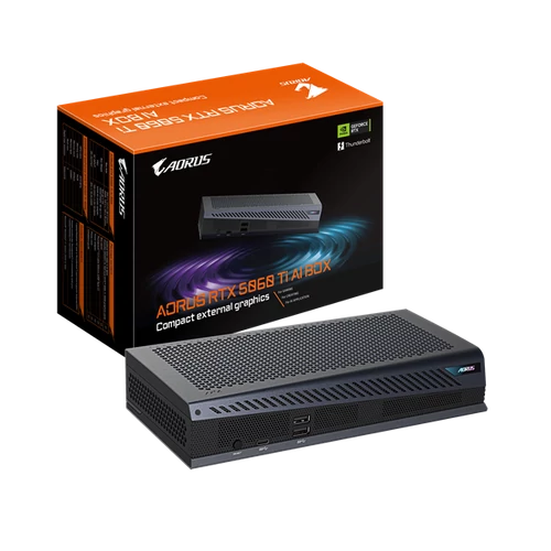 GIGABYTE Videokártya Gaming AI Box nVIDIA RTX 5060 Ti 16GB DDR7 Gigabyte