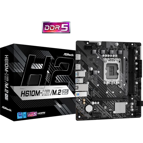 ASRock LGA1700 H610M-H2/M.2 D5 alaplap