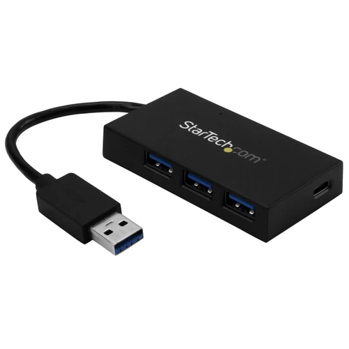 4 PORT USB 3.0 HUB WITH USB C .