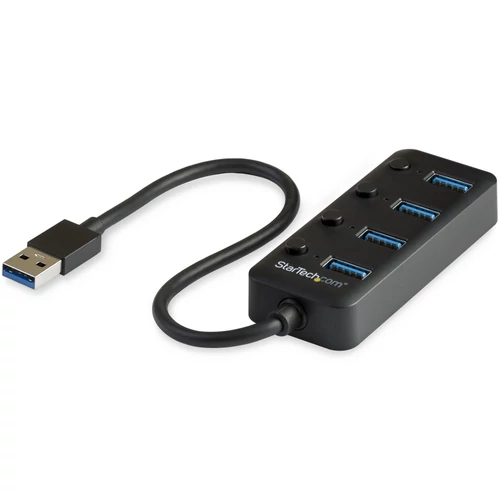 4-PORT USB 3.0 HUB WITH ON/OFF WITH INDIVIDUAL ON/OFF SWITCHES