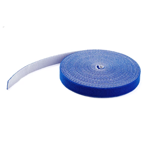 HOOK AND LOOP ROLL 100FT. - BLUE - RESUABLE