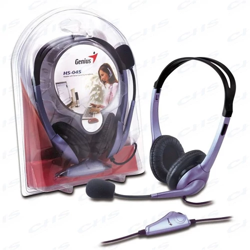 GENIUS Fejhallgató HS-04S, 3,5mm Jack Genius