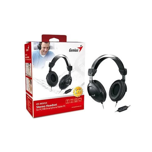 GENIUS Fejhallgató HS-M505X, 3.5mm Jack, Mikrofon Genius