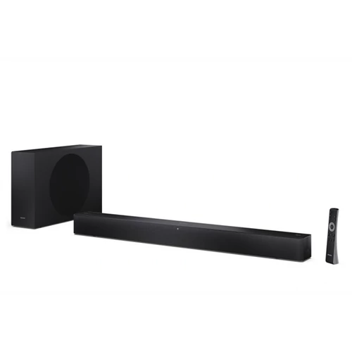 SHARP HT-SBW310 2.1 Dolby Atmos® / DTS Virtual:X® Vezeték nélküli hangprojektor mélynyomóval, Fekete Sharp