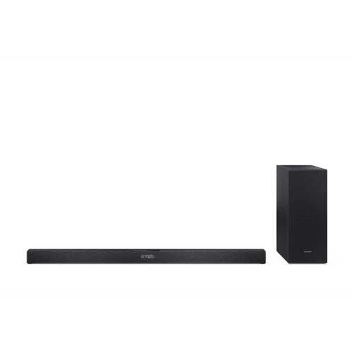 SHARP HT-SBW320 2.1 Dolby Atmos / DTS:X Vezeték nélküli hangprojektor mélynyomóval, Fekete Sharp