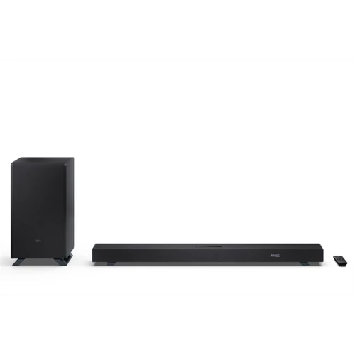 SHARP Q HT-SBW53121(BK) 3.1.2 Dolby Atmos / DTS:X Vezeték nélküli hangprojektor mélynyomóval, Fekete Sharp