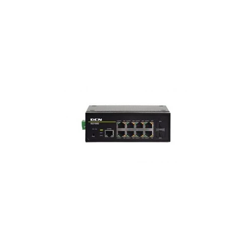 DCN Ipari Switch L2 8x 10 / 100Base-T RJ45 + 2x 100 / 1000Base-X SFP, -40°C +85°C, IS2100D-2GF8TX DCN