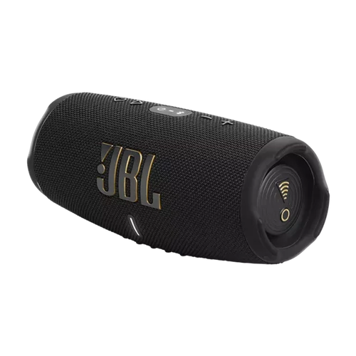 JBL Charge 5 Wi-Fi (WiFi&Bluetooth hordozható hangszóró), Fekete JBL