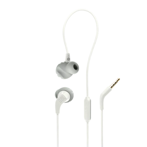 JBL Endurance Run 2 Wired (Vezetékes sport fülhallgató), Fehér JBL