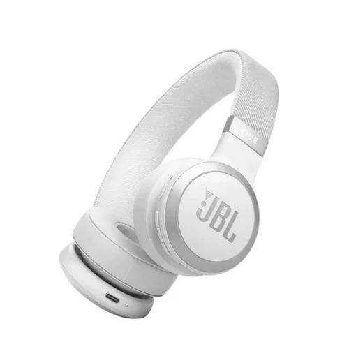 JBL Live 670NC (Vezeték nélküli over-ear NC fejhallgató), Fehér JBL