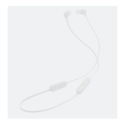 JBL T135BT WHT, vezeték nélküli fülhallgató, fehér, Bluetooth, 16 óra üzrmidő, JBL Pure Bass, JBL