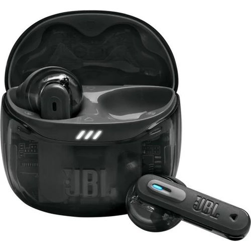 JBL TUNE FLEX 2 GHOST EDITION Bluetooth fülhallgató, tölthető 2 óra, IP45, adaptív zajcsökkentés,  térhatás, fekete JBL