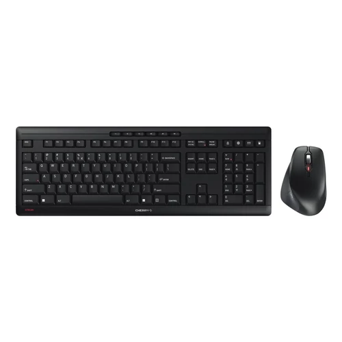 CHERRY STREAM DESKTOP COMFORT US-INTL WITH EUR SYMBOL BLACK