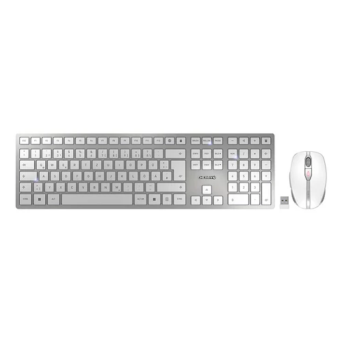 CHERRY DW 9100 SLIM KEYBOARD AND MOUSE SET WHITE SIL