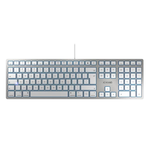 CHERRY KC 6000 SLIM SILVER CORDED KEYBOARD F/ MAC